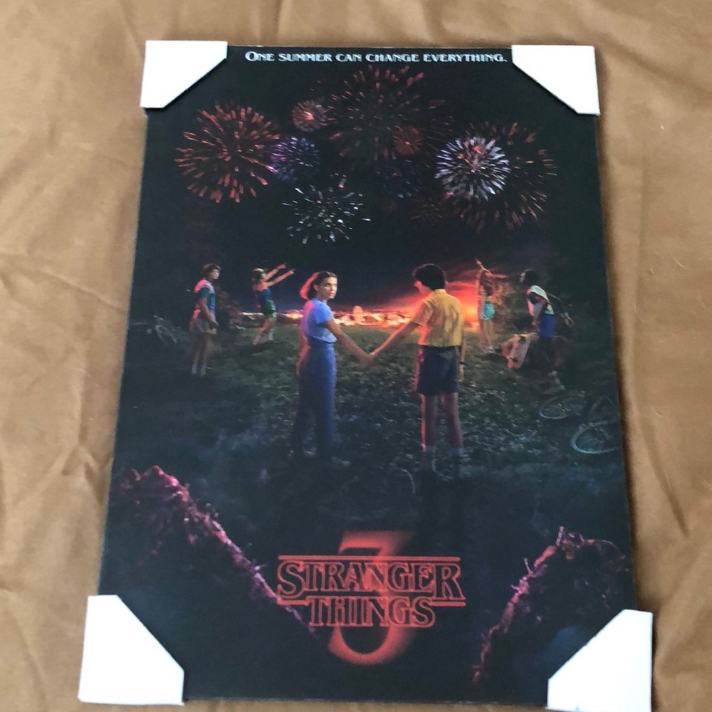 Stranger Things Wall hanging Pic😊😊😊 I have 5 there are priced for each.